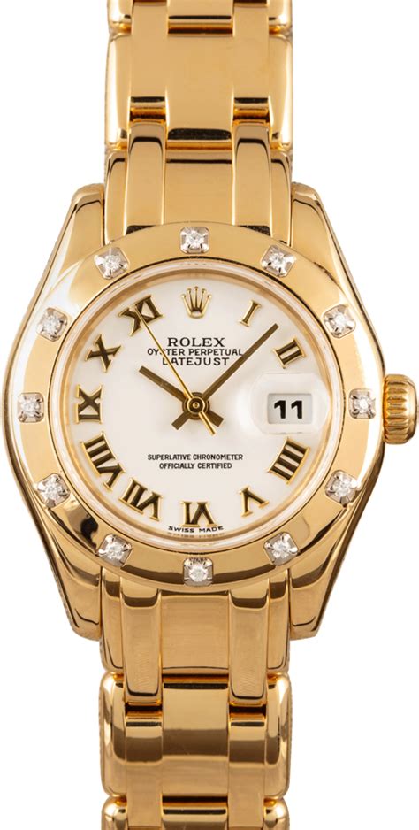 Buy Used Rolex Pearlmaster 81318 